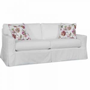 Gramercy Park Indoor Slipcover Sofa by Braxton Culler Made in the USA Model 787-0112XP