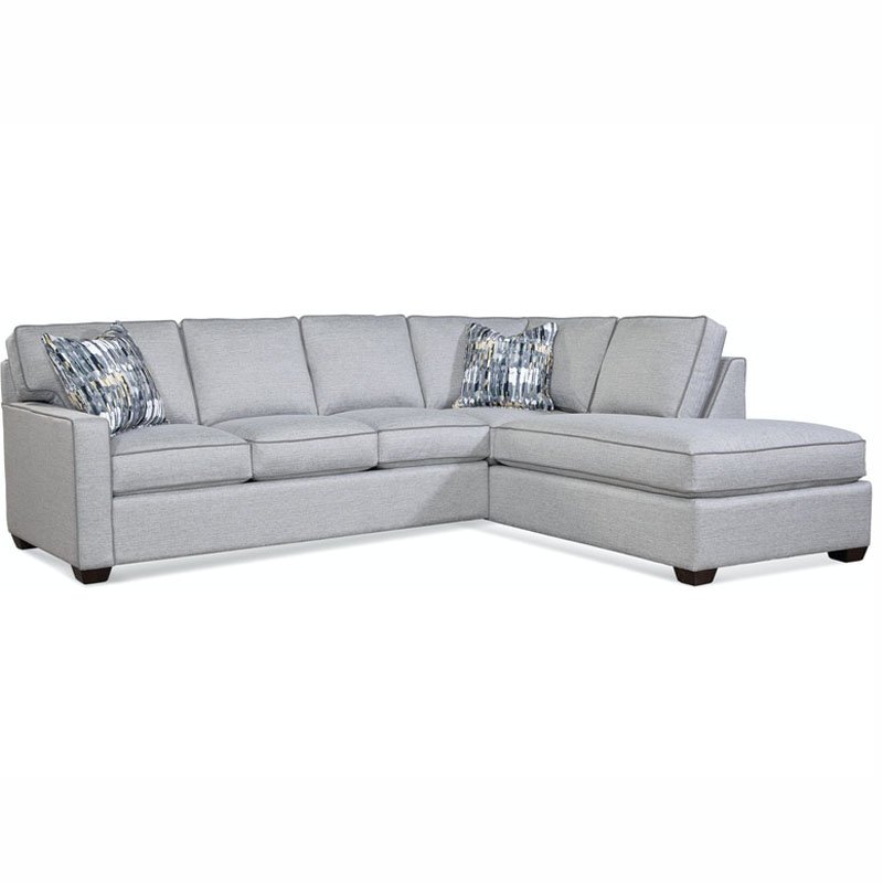 Gramercy Park Indoor Two-Piece Bumper Sectional by Braxton Culler Made in the USA Model 787-2PC-SEC2