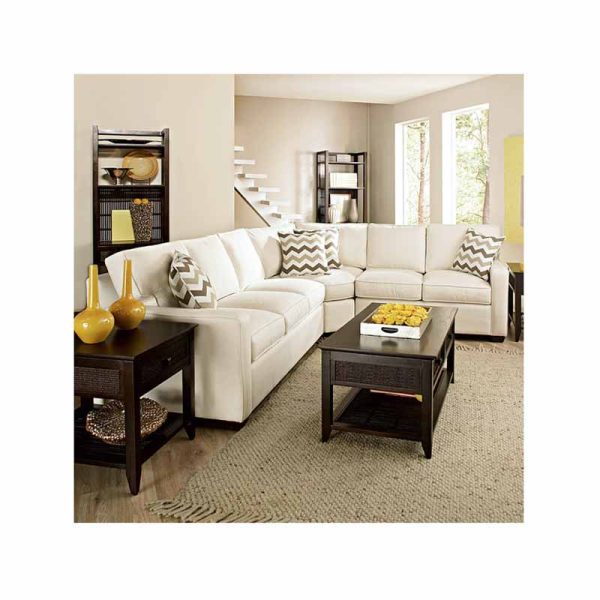 Gramercy Park Indoor Three-Piece Corner Sectional by Braxton Culler Made in the USA Model 787-3PC-SEC1