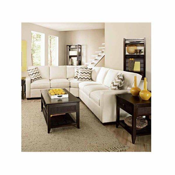 Gramercy Park Indoor Three-Piece Corner Sectional by Braxton Culler Made in the USA Model 787-3PC-SEC2