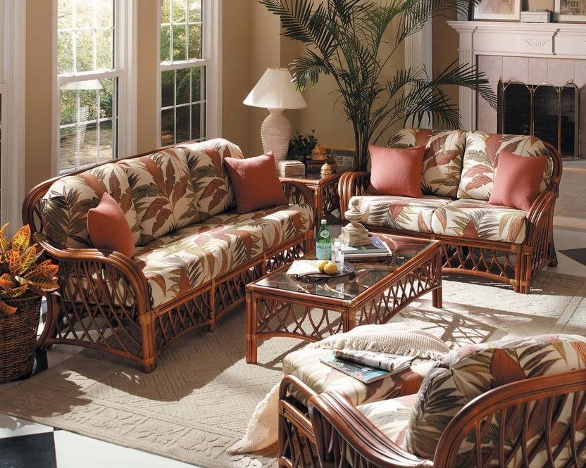 Antigua 3 Pc Living Room Set 3100-3SET by South Sea Rattan