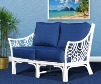 Bali Living Room Rattan Loveseat Model BLLS from Spice Island Wicker