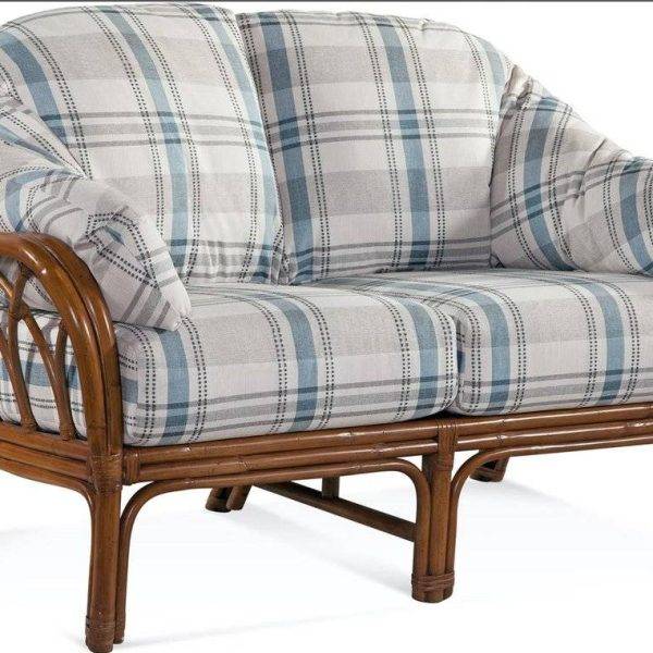 Boardwalk Rattan Loveseat Model 915-019 Made in the USA by Braxton Culler