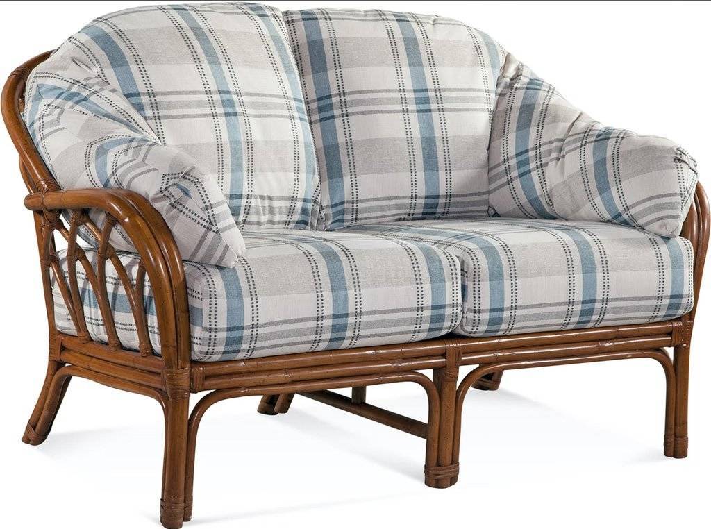 Boardwalk Rattan Loveseat Model 915-019 Made in the USA by Braxton Culler