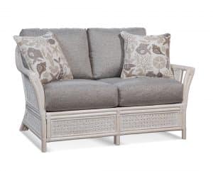 Boca Rattan Loveseat Model 973-019 by Braxton Culler