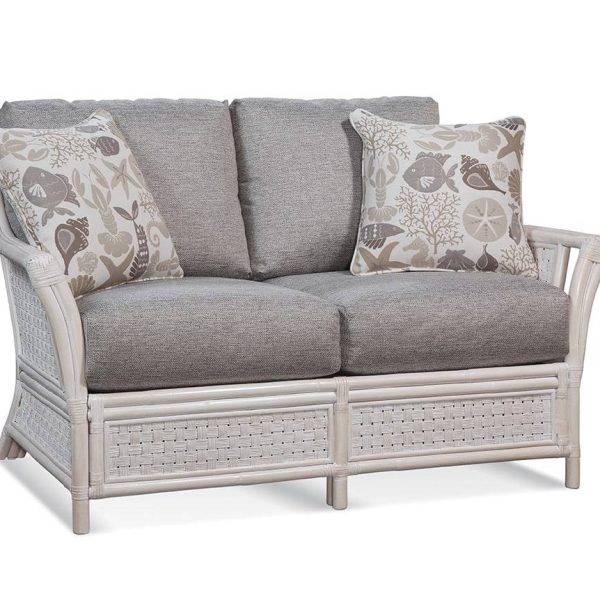 Boca Rattan Loveseat Model 973-019 by Braxton Culler