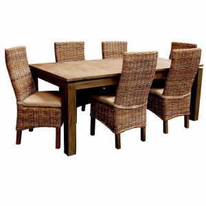 borneo rectangle dining set