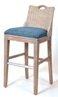 belize rustic driftwood stool