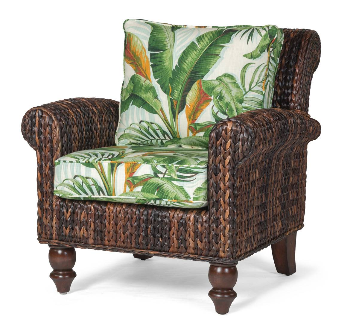 West Indies Rattan Arm Chair Model WI-01 By Designer Wicker Tribor