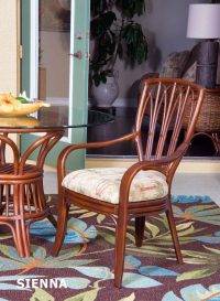 Cuba Arm Chair in Sienna Stain