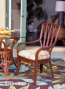 Cuba Arm Chair in Sienna Stain