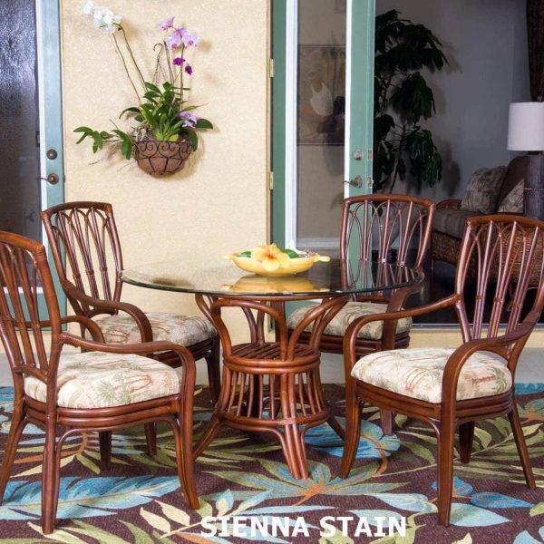 cuba dining arm chair set sienna