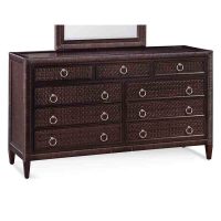 Naples Wicker and Rattan 9-Drawer Dresser Model 807-141 by Braxton Culler