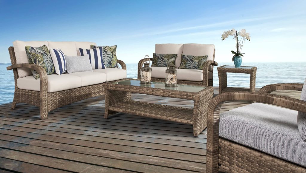 Driftwood wicker best sale patio furniture