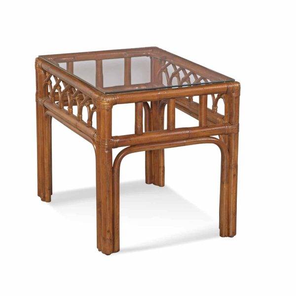 Edgewater Rattan End Table 914-071 Made in the USA by Braxton Culler