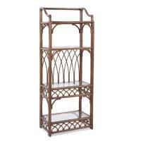 Edgewater Rattan Etagere 914-078 Made in the USA by Braxton Culler