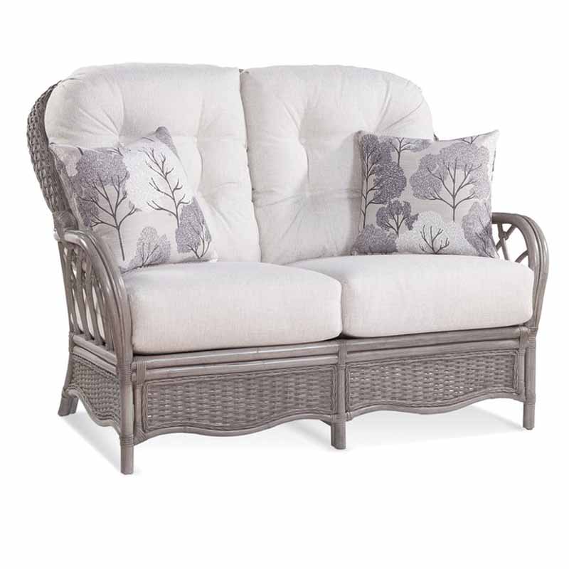 Everglade Rattan Loveseat Model 905-019 Made in the USA by Braxton Culler