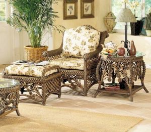 Gazebo Rattan Arm Chair Model GAC from Spice Island Wicker