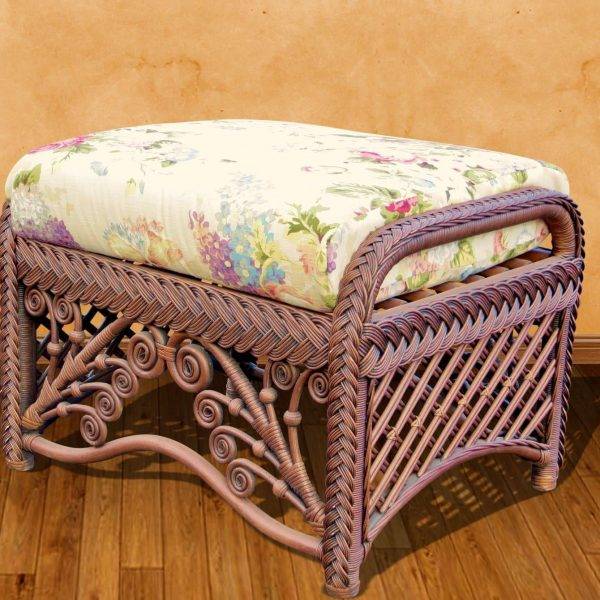 Gazebo Rattan Chaise Lounge GCL in Brownwash Stain