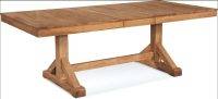 Hues Solid Rubberwood Extension Dining Table to 84 Inches Model 1062-E76 Made in the USA by Braxton Culler