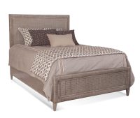 Naples Wicker and Rattan Queen Panel Bed Model 807-021 by Braxton Culler