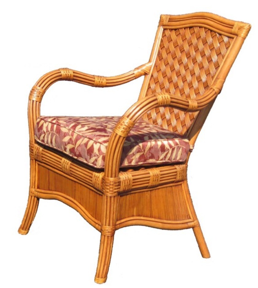 Kingston Reef Rattan Dining Arm Chair Model KRDC from Spice Island Wicker