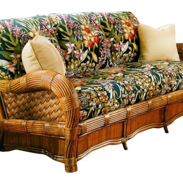 Kingston Reef Rattan Sofa Model KR3S from Spice Islands Wicker