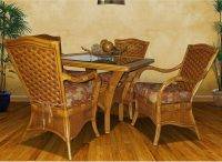 Kingston Reef Rattan 6 Pc Dining Set Model KR-DINSET from Spice Island Wicker