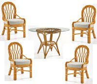 New Twist Round Dining Set with Side Chairs