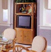 New Twist TV Wall Unit Model 3307 from South Sea Rattan