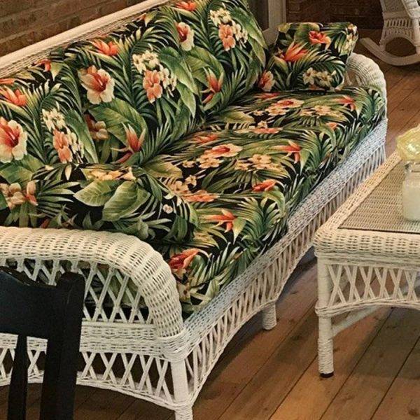 Old Nassau Wicker Sofa from Classic Rattan Model 9203