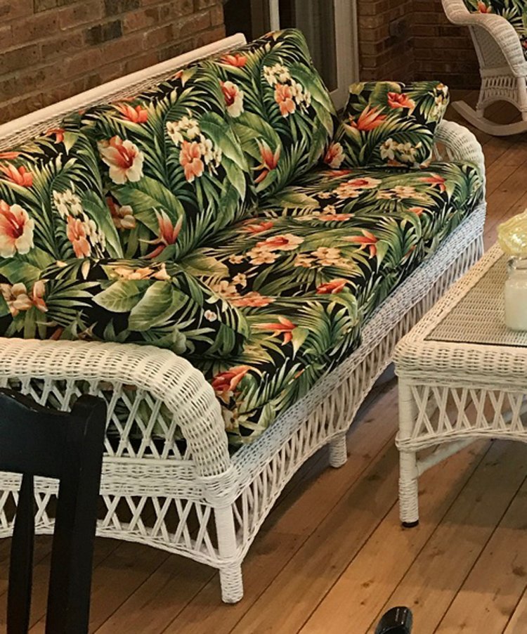 Old Nassau Wicker Sofa from Classic Rattan Model 9203