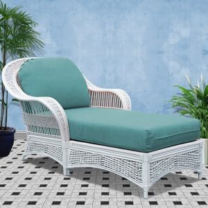 regatta white chaise lounge