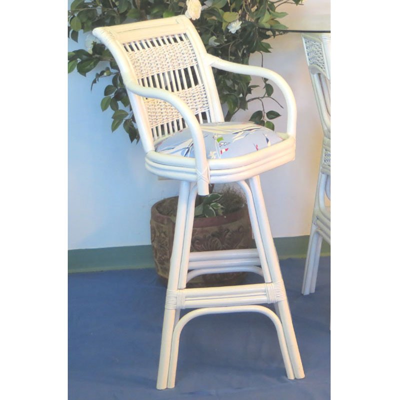 regatta white barstool