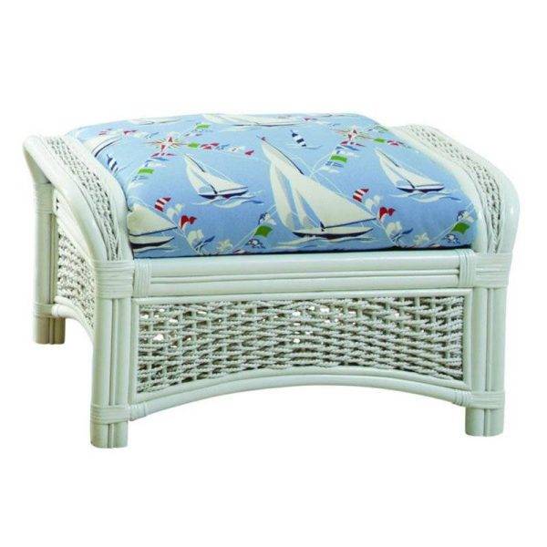 regatta white ottoman