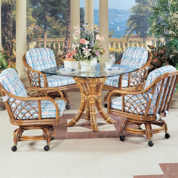 santa cruz dining set by classic rattan