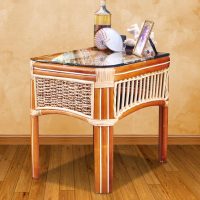 Seascape End Table by Spice Islands Wicker