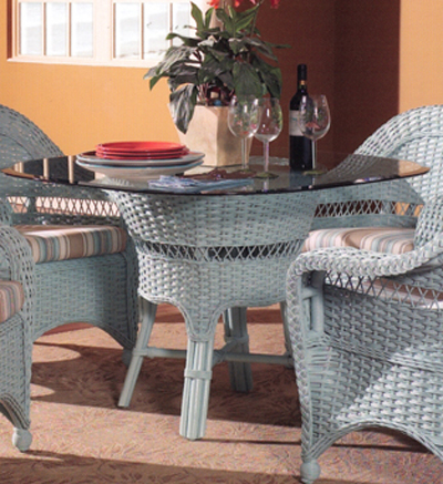 Seaside Retreat Wicker Dining Table from Classic Rattan