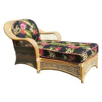 Spice Islands Rattan Chaise Lounge Model SICL
