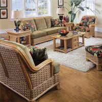 Somerset Rattan 5 Pc Living Room Set Model 953-SET by Braxton Culler - FREE SHIPPING