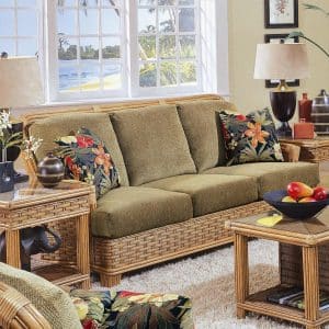 Somerset Rattan Loveseat Model 953-019 by Braxton Culler