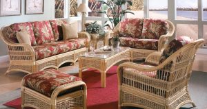 Spice Islands Rattan 6 Pc Living Room Set Model SI-SET