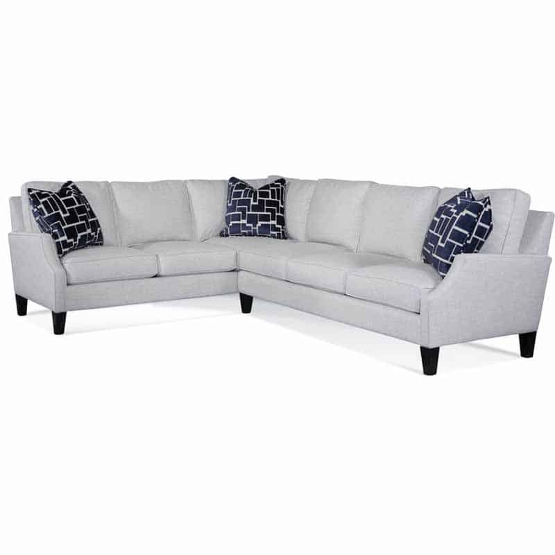 Urban Options Indoor Chaise Sectional by Braxton Culler Made in the USA Model A612-2PC-SEC1