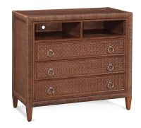 Naples Wicker and Rattan Media Chest Model 807-024 by Braxton Culler