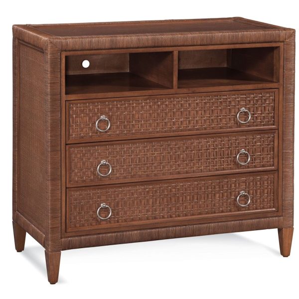 Naples Wicker and Rattan Media Chest Model 807-024 by Braxton Culler