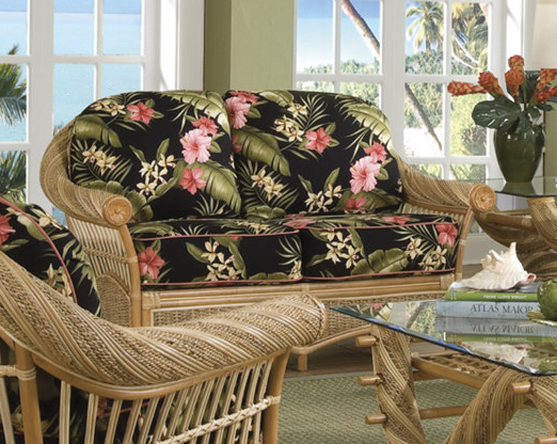 Clearance Sale Maui Twist Rattan Loveseat Model MTLS