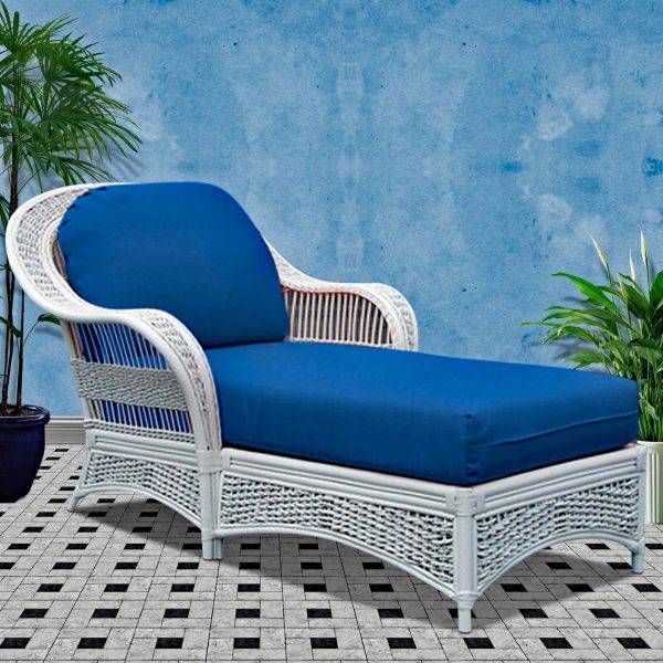 regatta white chaise lounge