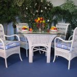 regatta white dining set