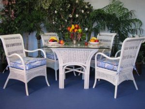 regatta white dining set