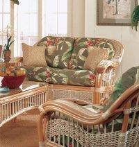 Seascape Rattan Loveseat Model SSLS from Spice Island Wicker